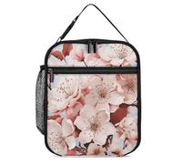 Sac à lunch Cherry Blossoms pour adultes - Boîte à lunch isotherme réutilisable, petite boîte à lunch étanche pour hommes et femmes, sac isotherme portable pour le travail, le bureau et les pique-ni