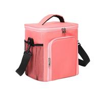 Sac à Lunch de Grande capacité 8,6 L, Frais et Chaud, Peut être porté en bandoulière ou la Main, C'est Un Sac Conservation fraîcheur idéal for Le Travail, Les Voyages Pique-niques(Rose Red)
