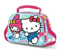 Karactermania Sanrio Hello Kitty Friendship-Sac Repas 3D, Bleu, 26 x 20 cm