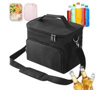 Sac à lunch Femmes - Sacs à déjeuners isolés à l'épreuve des fuites - Oxford Tissu Compartiment Lunches Cool Box - 350g Femmes Isulations Bages de lunch plus cool - École garçons Girls Kids Keme Femme