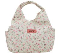 Sac à lunch floral pour femmes, fourre-tout de capacité Kawaii avec poche latérale et poignée supérieure, boîte à lunch fermeture éclair, style 2