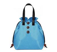 Sac à Lunch for Femme, Sac de Rangement Cordon Adulte, Isolant, Facile Utiliser, Travail/école/Pique-Nique/Voyage/déjeuner en Plein air, Une expérience Vie Merveilleuse(Sky Blue)