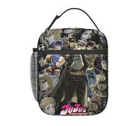 Sac à lunch isolant J-Jojos Produit d’aventure bizarre Anime Manga Boîte alimentaire Design unique Refroidisseur thermique Boîte à lunch pour le bureau