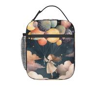 Sac à lunch isotherme Adventures in Dreamland - Joli sac fourre-tout avec grande capacité et glacière réutilisable pour femmes et hommes au travail, en pique-nique, en voyage, au bureau ou à la pla