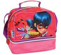 Sac à lunch - Miraculous - Ladybug - Rose - 21 cm - 1 compartiment zippé