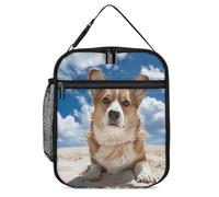 Sac à lunch pour adultes « Lying on the Beach » - Boîte à lunch isotherme réutilisable, petite boîte à lunch étanche pour hommes et femmes, sac isotherme portable pour le travail, le bureau et les p