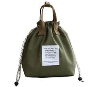 Sac à lunch Sac à lunch isolé portable de style japonais avec fermeture cordon et poche en filet Isolation triple couche capacité et léger