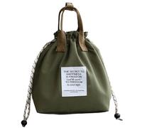 Sac à lunch Sac à lunch isolé portable de style japonais avec fermeture cordon et poche en filet Isolation triple couche capacité et isolation légère