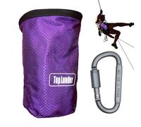 Sac À Magnésie d'escalade - Conception À Cordon Anti-Fuite avec Doublure en Polaire, Léger Et Portable pour Le Crossfit Et L'haltérophilie | Accessoire pour Le Sport Et L'entraînement