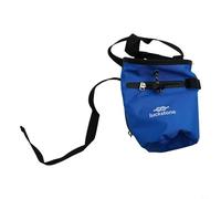 Sac à magnésie pour escalade avec fermeture étanche, intérieur spacieux, ceinture réglable et doublure en polaire pour salle de sport et haltérophilie (bleu)