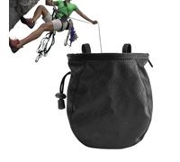 Sac à magnésie - Sac de 6,3 pouces | Support de taille en polyester - Rangement de craie d'haltérophilie réglable et étanche pour la salle de sport, le fitness, l'alpinisme, le golf, les voyages, gard