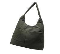 Sac à main à bandoulière confortable en nylon élégant pour un usage quotidien et un événement spécial, Vert, One Size