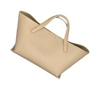 Sac à main à bandoulière décontracté pour femmes et filles, grand sac à main en cuir, sac de travail, sac à main, sac à main, cadeau de Saint-Valentin, sac à main en cuir, abricot, One Size