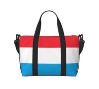 Sac à main à bandoulière drapeau du Luxembourg, sac à main décontracté, adapté pour le travail, les voyages, le fitness, le tourisme, sac de rangement à fermeture éclair pour femme,