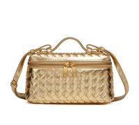 Sac à main à bandoulière en cuir synthétique texturé fait à la main avec fermeture éclair dorée, design rétro texturé à trois usages, pour les trajets quotidiens, les fêtes, le shopping, ℱ₰, 20*7