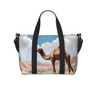 Sac à main à bandoulière imprimé camel confortable, léger et imperméable, adapté pour les voyages et une utilisation quotidienne.