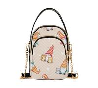 Sac à main à bandoulière pour femme Motif nains de Saint Valentin 15 x 21 x 7,9 cm