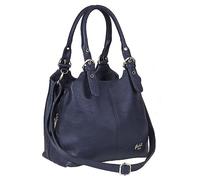 Sac à main à plusieurs poches Mabel London pour femme avec longue bandoulière - Bleu - taille unique
