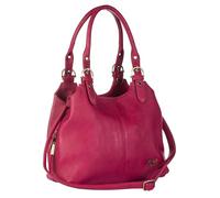 Sac à main à plusieurs poches Mabel London pour femme avec longue bandoulière - Rouge - taille unique