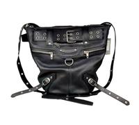 Sac à main à rivets sombres - Sac à main décontracté, sac bandoulière élégant | Sac orné de rivets - Modèle de style choisi - Grande chose - Design sombre foncé - Sac élégant fonctionnel pour le port
