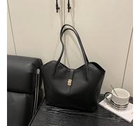 Sac à main à une épaule avec bordure de couleur contrastée, poignées doubles décontractées, convient aux diplômés, adolescentes, étudiantes de première, deuxième, troisième et quatrième année, égaleme