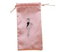 Sac à main avec cordon de serrage pour chaussures de ballet - Organiseur portable - Pochette de rangement pour chaussures de danse - Sac à chaussures de danse pour femme, rose clair, One Size