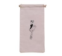 Sac à main avec cordon de serrage pour chaussures de ballet - Organiseur portable - Pochette de rangement pour chaussures de danse - Sac à chaussures de danse pour femme, beige, One Size