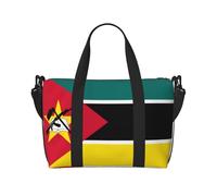 Sac à main avec fermeture éclair - Motif drapeau du Mozambique - Idéal pour le travail, les voyages, le fitness, le tourisme