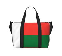 Sac à main avec fermeture éclair pour femme Motif drapeau de Madagascar