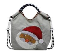 Sac à main avec poignée supérieure du Père Noël, fourre-tout de capacité pour femme, au quotidien (vert)