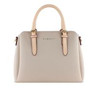 bugatti Ella Sac à main pour femme, sac bowling de taille moyenne en similicuir, beige