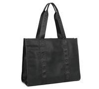 Sac à Main Cabas Avec Bandoulière Femme - Sac De Cours Lycée Travail Format A4 - Grand Sac Fourre-Tout Porte Épaule - Ultra Léger - Noir