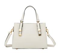 Sac à Main Cabas Daphné pour Femme avec 3 Compartiments et Bandoulière Gallantry Blanc Blanc