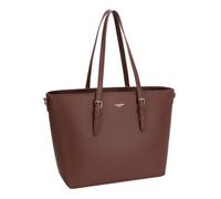 Sac à Main Cabas - David Jones - Fourre-Tout Femme Grand Format A4 - Cours Lycée Travail Sac Shopping Porté Epaule Cuir PU - Marron