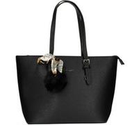 Gallantry, sac de transport en similicuir avec pompon et écharpe, noir