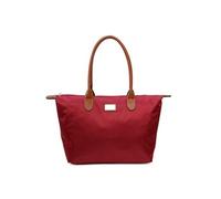 Sac à main cabas grande taille en Polyestere Bordeaux