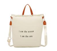 Sac à Main Cabas Seabag en Jean Gallantry Beige Beige