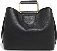 Sac à main classique en cuir noir pour femme de Victor & Hugo