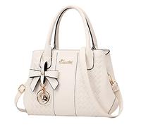 Sac à main classique européen et américain avec fermeture éclair, blanc, Taille unique