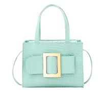 Sac à main Couleur Sac Femme Épaule Fermeture éclair Sac Messenger solide Sacs à bandoulière Bleu (Bleu, Taille unique)