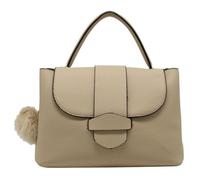 Sac à main - CRAZYCHIC - Cabas Fourre-Tout - Imitation cuir grainé - Bandoulière amovible - Beige