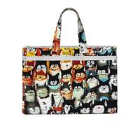 Sac à main de 26 x 38,1 cm, 2 poches zippées, grande capacité pour les dossiers - Idéal pour les travaux manuels et les voyages