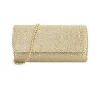 Sac à main de fête avec chaîne de perles - Sac à bandoulière pour femme et fille - Ajoutez du charme à votre sac de mariage, doré, One Size