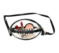 Sac à main de football transparent - Sac de stade transparent | Bandouliè | Les lingettes imperméables en PVC se nettoient facilement ; respecte la politique du stade en matière de sacs transparents ;