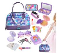 Sac à Main de Jeu pour Petites Filles | Jouets d'Imitation | Jeu Interactif Sensoriel pour Salle de Extérieur Voyage Fête Familiale Anniversaire Filles 3 4 5 6 Ans