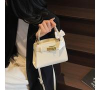 Sac à main de luxe premium pour femmes, motif estampé crocodile, décoration métallique à la mode et raffinée, sangle d'épaule réglable pour sac bandoulière, style minimaliste avec décoration de sangle