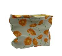 Sac à main de maquillage de grande capacité avec imprimé floral pour les amateurs de beauté, b