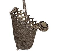 Sac À Main De Pièce Anglaise - Sacs À Main Enn Filet Vintage Avec Courrier En Chaîne En Argent | Sacc De Rangement Des Pièces Antiques, Accessoire De Laa Foire De La Renaissance, Équipement De Reconst