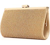 Sac à main de soirée pour femmes avec tous les carrés de strass pour le mariage-banquet-party-bal de fin d'année, or
