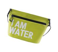 Sac à main de voyage avec fermeture éclair imperméable pour ski, sac de natation en PVC portable pour rafting, kayak, rivière, trekking, pochette de natation portable en PVC, Vert haricot., Taille